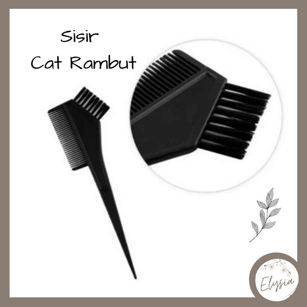 Mangkok/ Mangkuk dan Sisir Semir/ Cat/ Pewarna Rambut 2 in 1