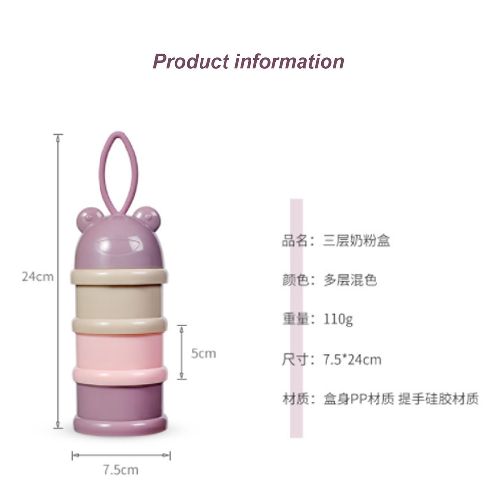 PROMO 10.10 PUNCAK ☀ACCBAYI☀ ACC0006 BOTOL PENYIMPANAN SUSU BUBUK BAYI BOTOL SUSU PORTABEL