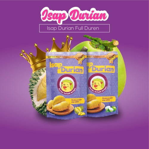 

Isap Durian Manis & Legit Ready 2 Rasa Duriah Choco & Medan | Cemilan Kekinian | Kenikmatan yang HQQ