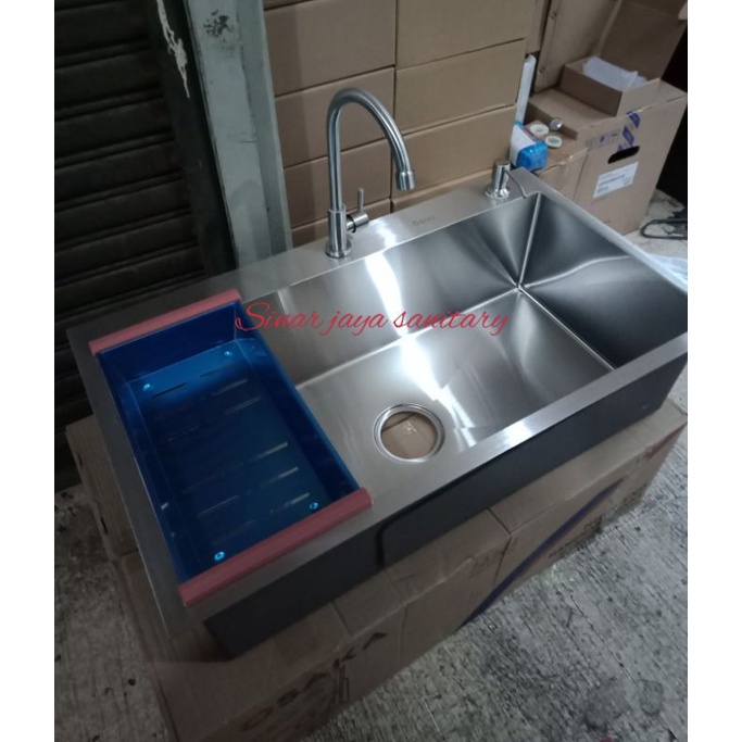 Paket kitchen sink OSAKA 8050 stainless &quot;ORIGINAL&quot; / kitchen sink model bolzano 8050 stainlesa