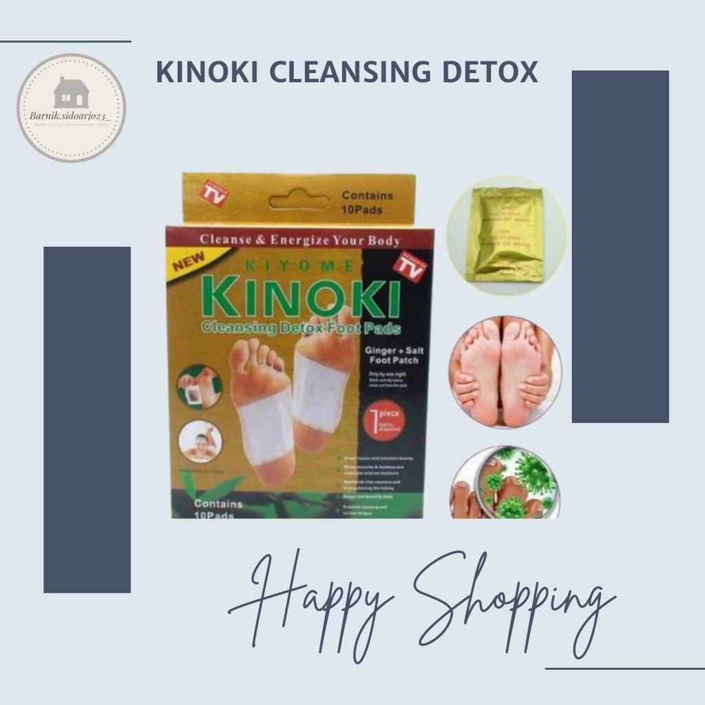[BISA COD] Kinoki Gold Koyo Kaki Detox ASLI isi 10pcs kinoki bau jahe