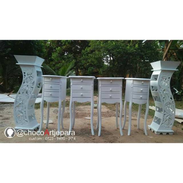 vas bunga pelaminan / vas bunga guci / Guci kayu ukir murah terbaru / guci kayu asli jepara