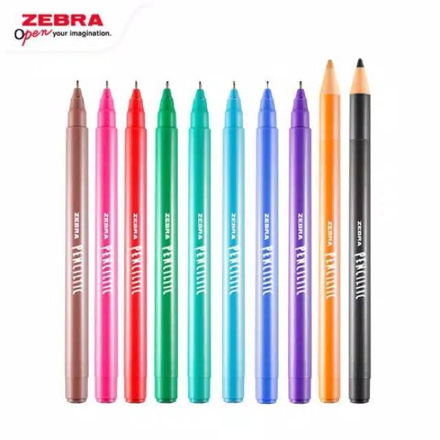 

Penciltic/ pulpen warna warni penciltic zebra 0,4 / bolpoint