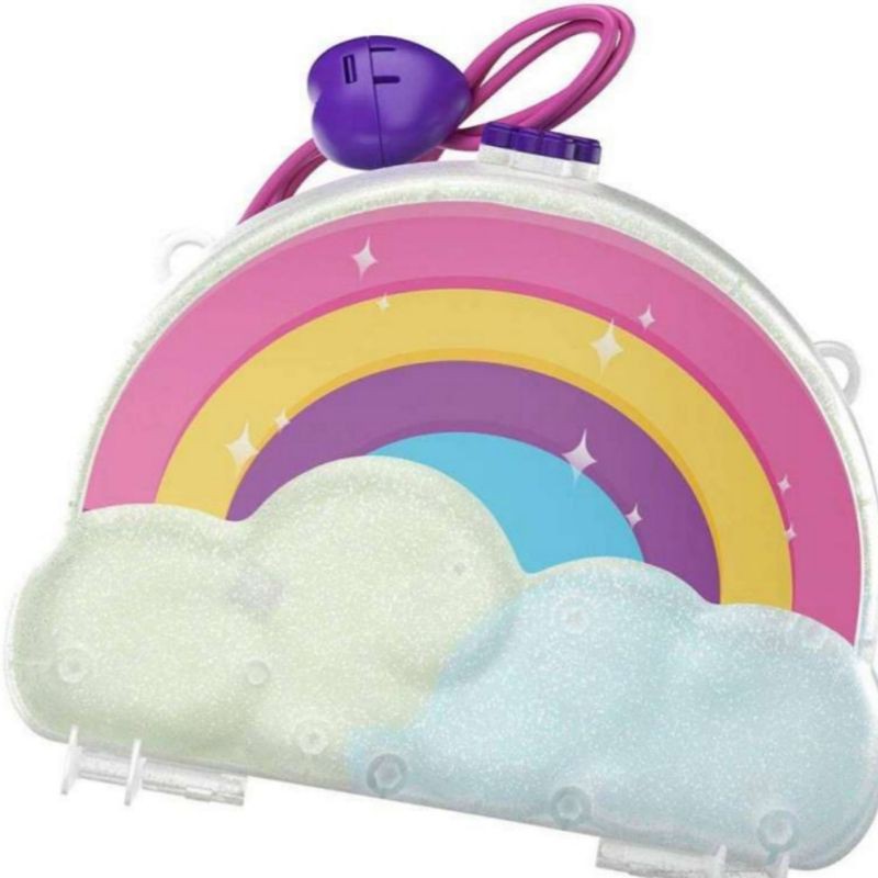 Mattel Polly Pocket Compact Rainbow Playground Purse Limited Edition