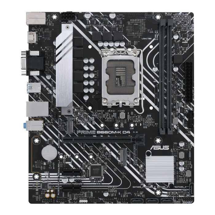 Motherboard ASUS PRIME B660M-K D4 | m-ATX | Intel LGA 1700 | DDR4