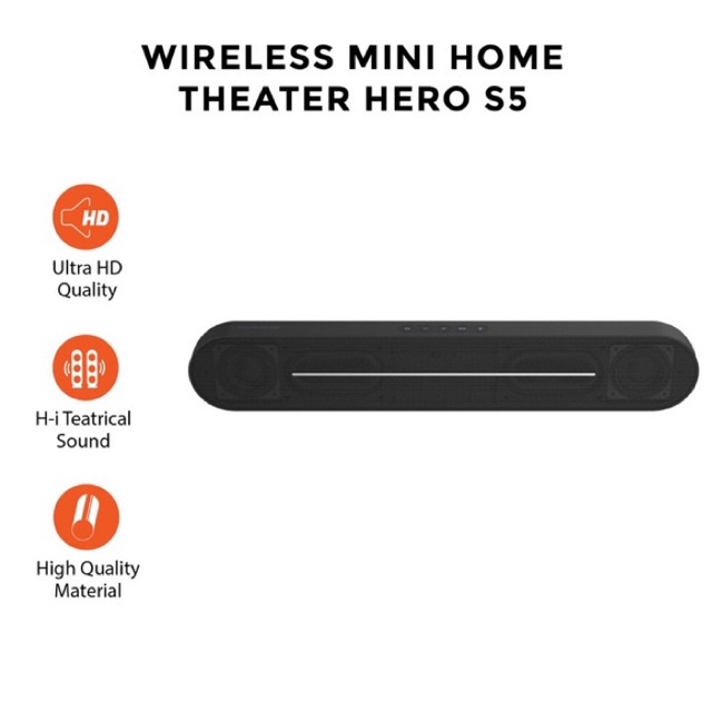 Olike Oase Bluetooth Speaker long lasting Mini Home Theater Dynamic Bass Clear audio Hero S5 VS-B5