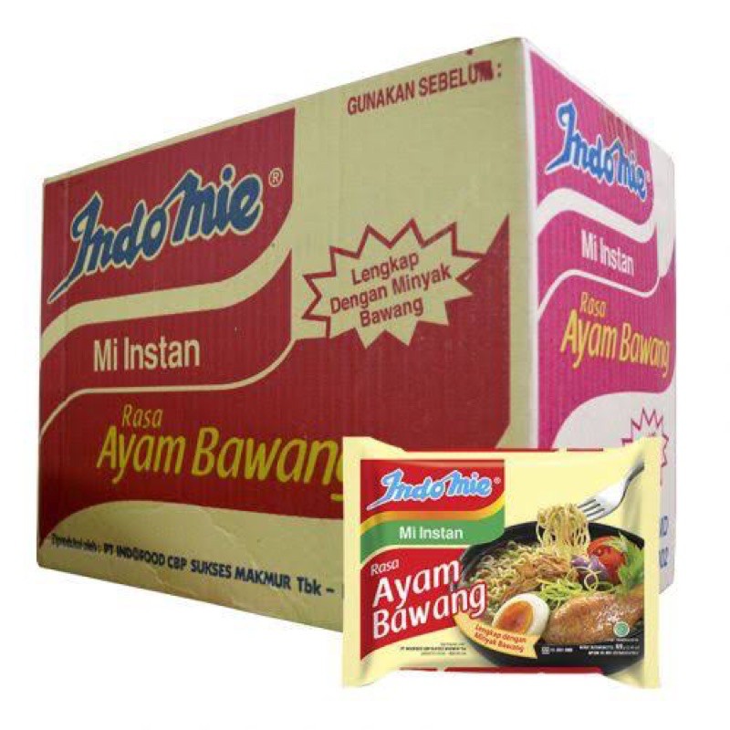 

indomie rebus ayam bawang