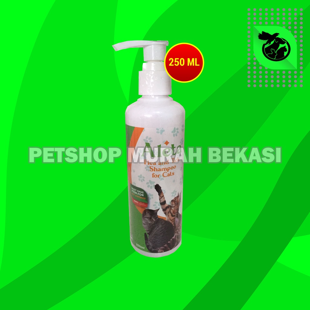 Aleta Pet Shampoo Kucing Anjing Flea Tick Anti Kutu 250 ML