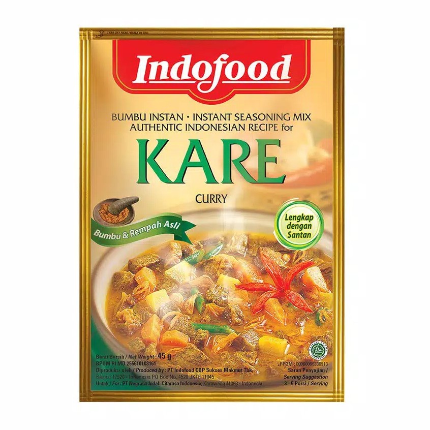 

Indofood Bumbu Instan Kare 45 gr