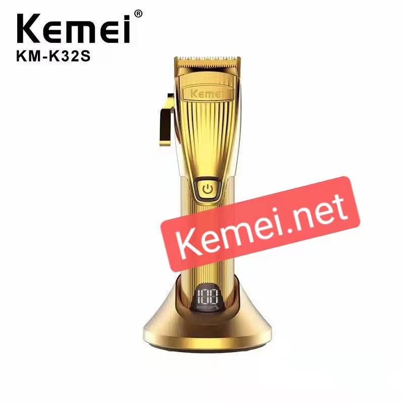 Kemei Km-K32S Alat Cukur Rambut Elektrik Wireless Rechargeable