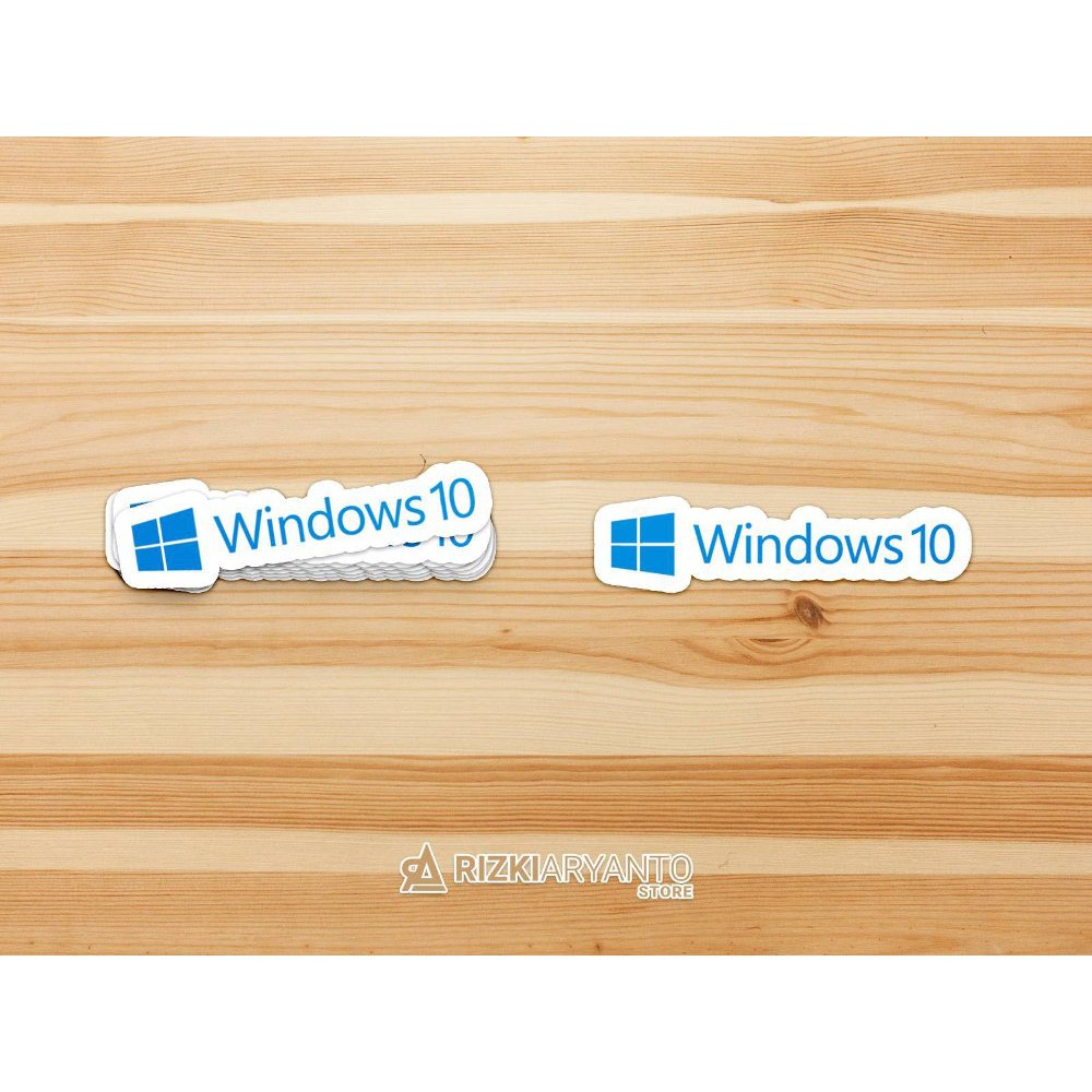Sticker - Stiker Logo Windows 10 untuk PC Laptop HP dll