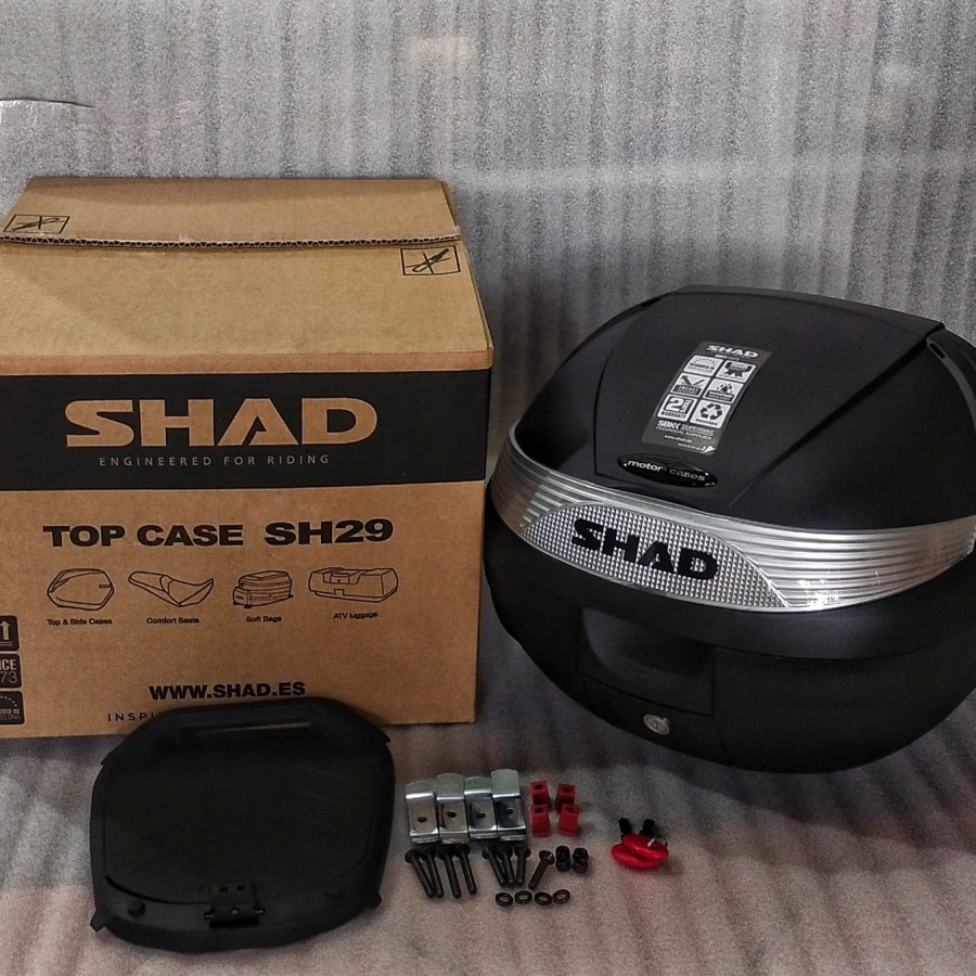 Box Shad SH29 atau BOX MOTOR sh 29 Muat 1 helm full face paket sesuai foto