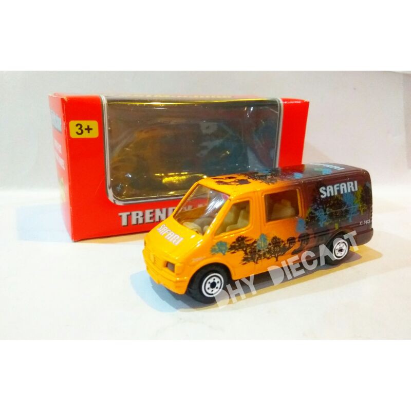 Miniatur Street Machine Diecast Mobil Truck Vw Safari Pro Engine