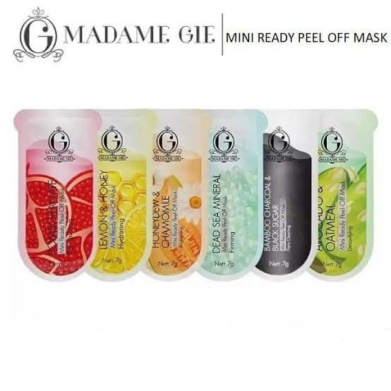 [LOCAL] - MADAME GIE BEAUTY MUD ICING MASK /PEEL OFF MASK/ MASKER SACHET N PEEL OFF MADAME GIE