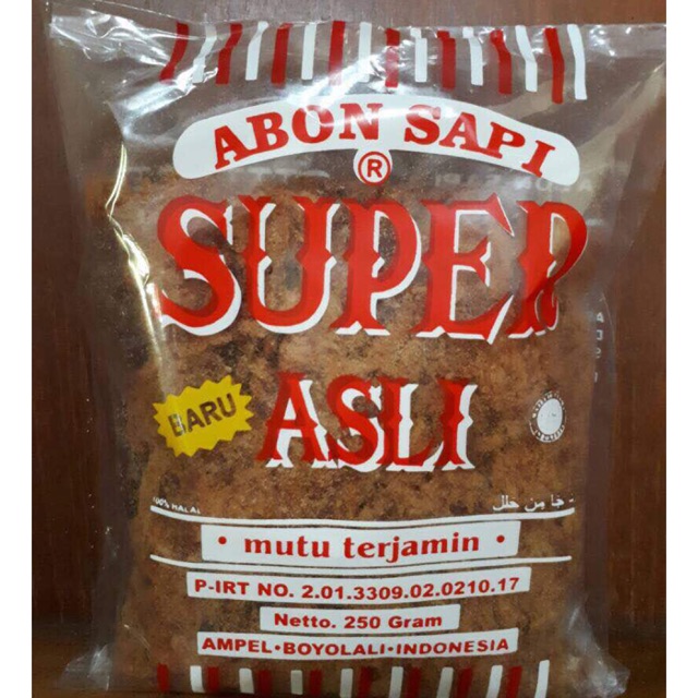 

Abon sapi super asli 250gr