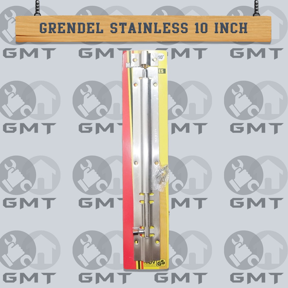 Grendel Selot Pintu Stainless 10"(25cm) Blister