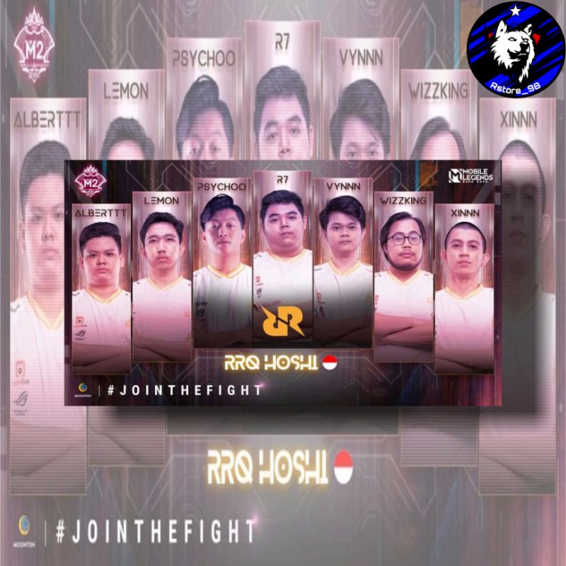 (PROMO HARI INI) POSTER M2 MOBILE LEGENDS RRQ ALTER EGO EVOS BREN ESPORTS.