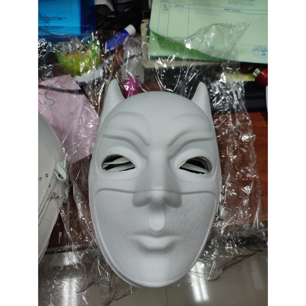 

topeng polos superhero untuk dilukis