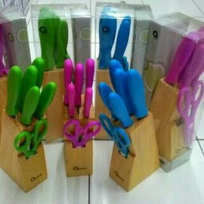 OXONE knife set OX-961/pisau set warna stainless oxone OX 961