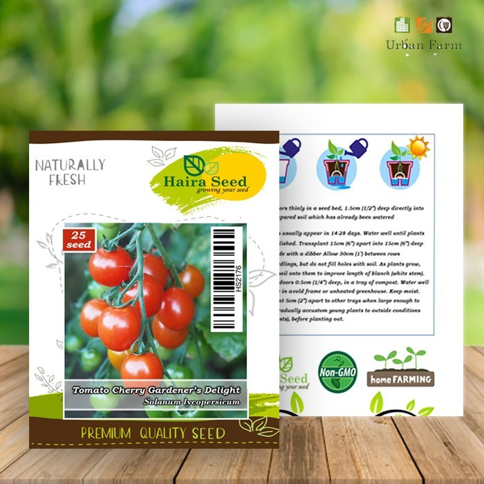 Bibit-Biji Tomat Cherry Gardener's Delight (Haira Seed)