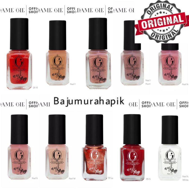 Madame Gie Nail Moji Kutek Satuan/Eceran