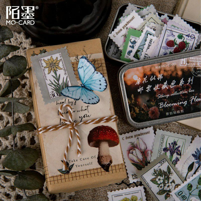 

stiker vintage stamp sticker journaling penpalling