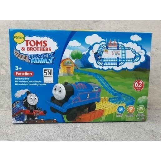 Mainan Track Thomas And Friends Kereta api Train Set