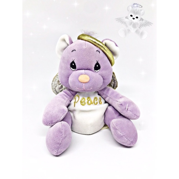 boneka precious moment bear angel