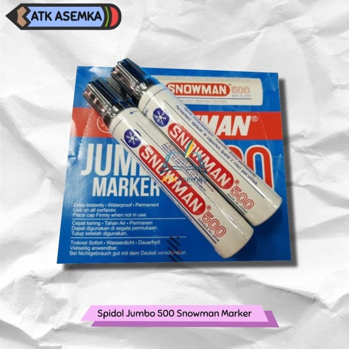 

Spidol Jumbo 500 Snowman Marker Atk