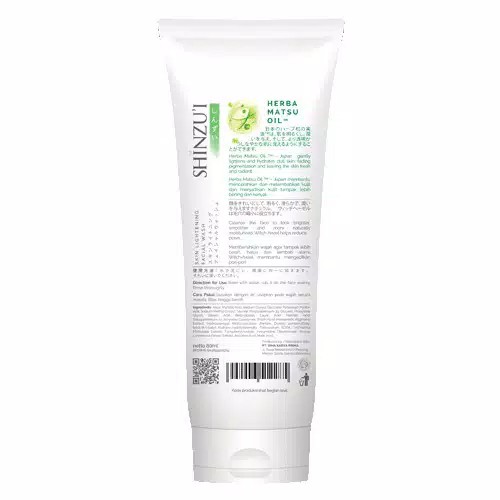 SHINZUI FACIAL WASH SKIN LIGHTENING 80ml