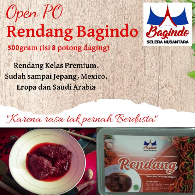 

Rendang Daging Bagindo.
