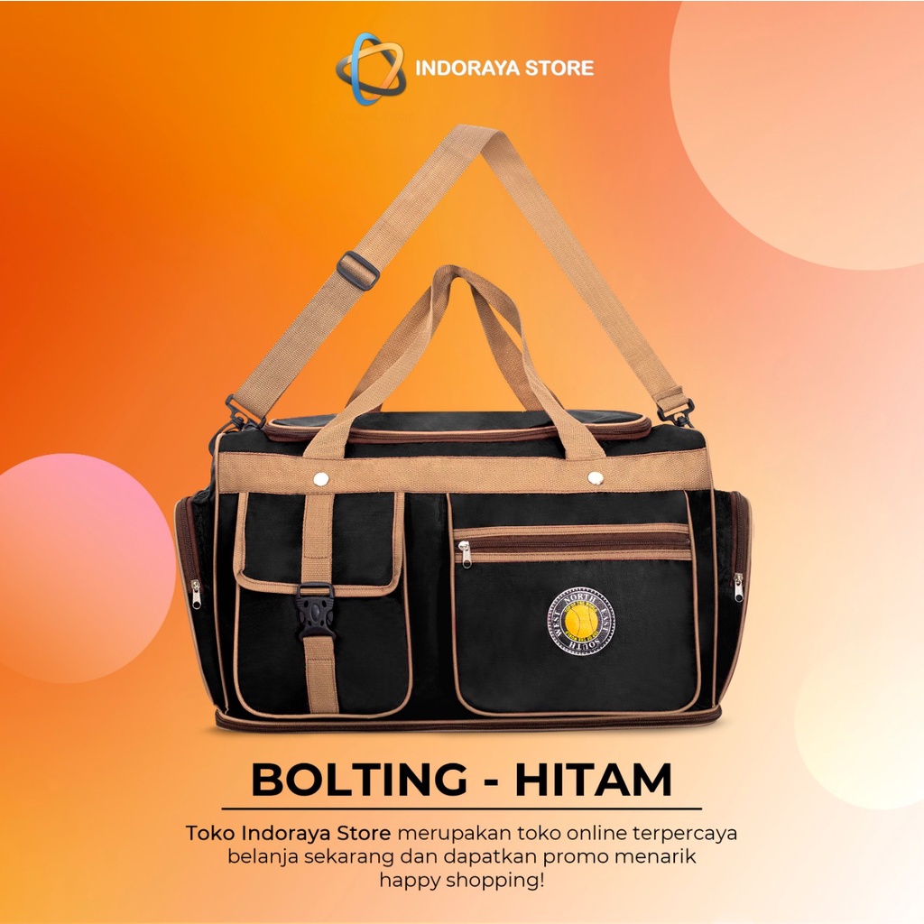 Tas Pakaian Jumbo 40 Liter Travel Bag Mudik Trevaling Original Top Leader