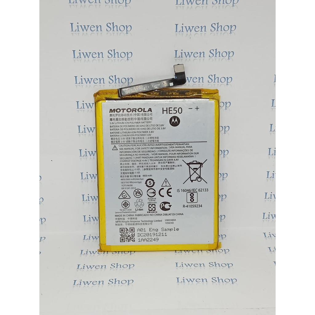 batre batrai baterai MOTOROLA Moto E4  -  E4 Plus  -  E4+  -  XT1770  - XT1773  -  HE50 ORIGINAL