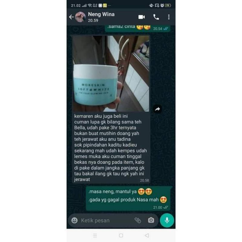 moreskin soft and white