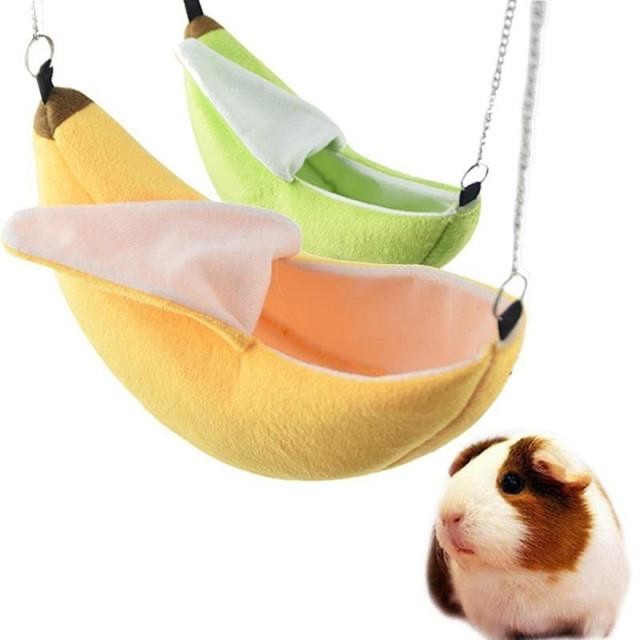 Hammock tempat tidur hamster gantung hangat untuk kandang sugar slider