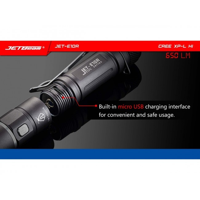 JETBeam E10R Senter LED CREE XPG3-S4 650 Lumens