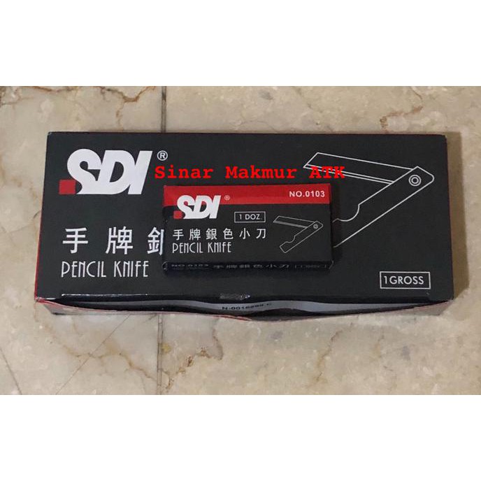 

TERMURAH Pencil Knife / Pisau Lipat SDI 0103 Kode 1296