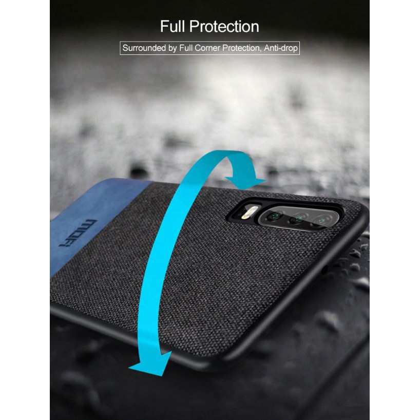 SAMSUNG A50 MOFi Fabric Design Jeans Silicone Case Original