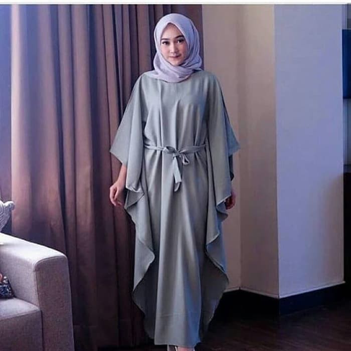 TERANYAR  Grosir Dress polos murah / Baju ibu hamil / Gamis jumbo : Plain Kaftan   TP TERMURAH