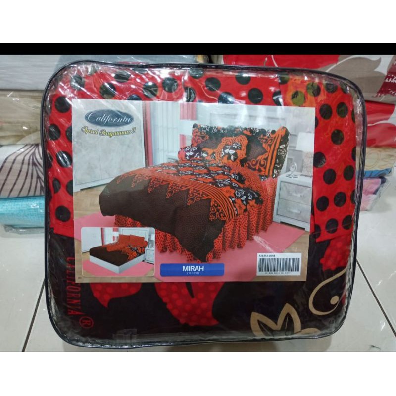 Sprei Rumbai california ukuran 180x200