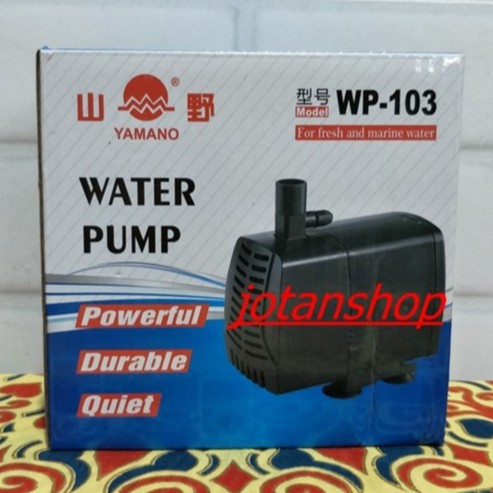 YAMANO WP 103 WP103 WP-103 Pompa Air Celup Kolam Hidroponik Aquarium Aquascape