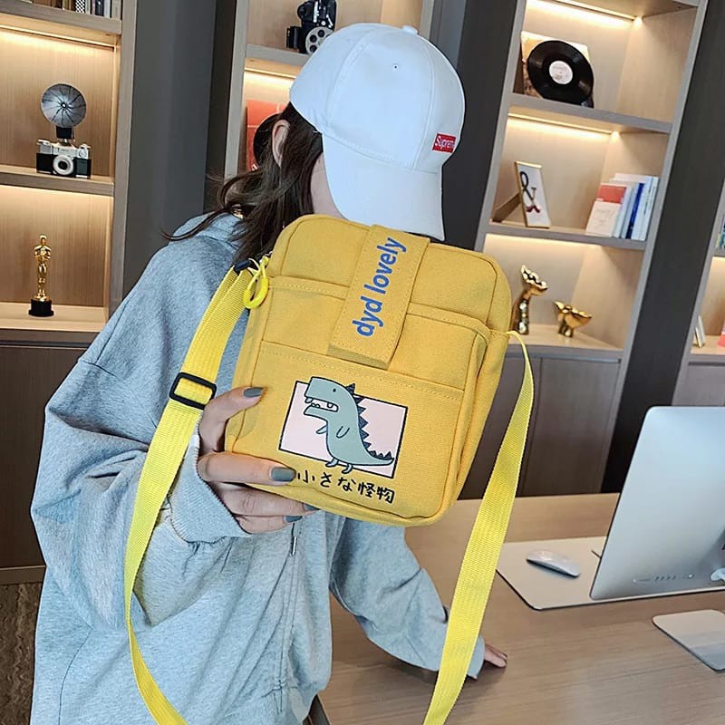 TAS KOREA MURAH DINOSAURUS-MORYMONY SIMI - Tas Selempang Wanita DYD LOVELY