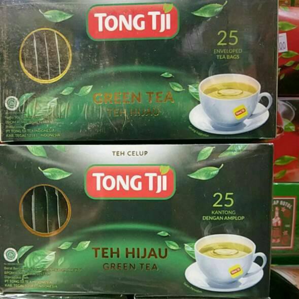 

☀QS3069♦ Teh Hijau Celup Tong Tji | Green Tea (25kantong) ✵