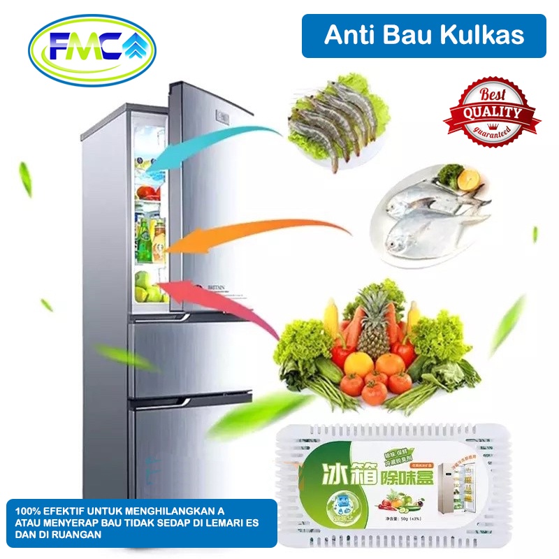 Anti Bau Kulkas Lemari Es Refrigerator Frezer Penghilang Bakteri Fresh Anti Kuman Non Toxic Bebas Bau Tidak Sedap