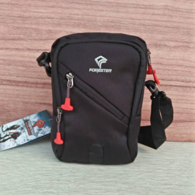 TAS TRAVEL POUCH FORESTER DRAPACK 0.1 + CB BLACK - TAS SALEMPANG FORESTER