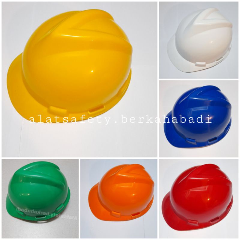 Helm Safety Proyek Aplus SNI / Helm Pekerj / Safety Helm Neon Aplus SNI