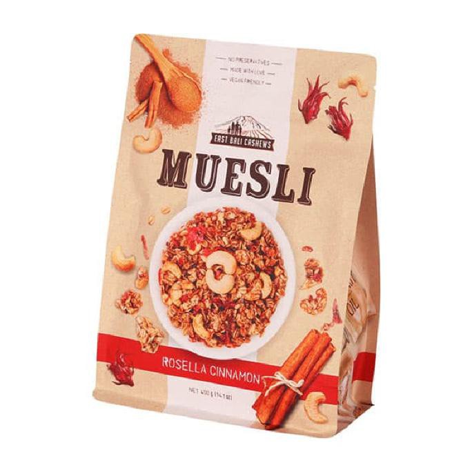 

Terbaru East Bali Cashew - Muesli Rosella Cinnamon - Sarapan Sehat - 400gr