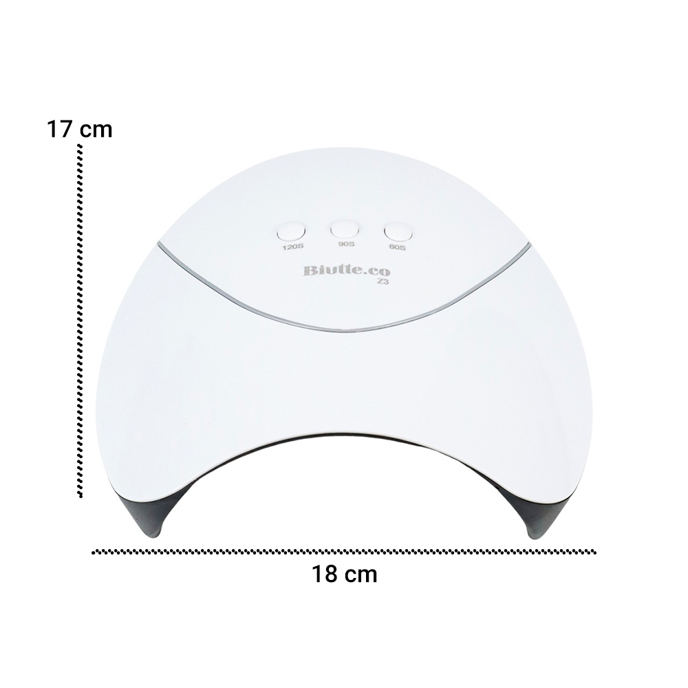 Biutte.co Pengering Kutek Kuku Smart Portable UV LED Nail Dryer 36W - Z3