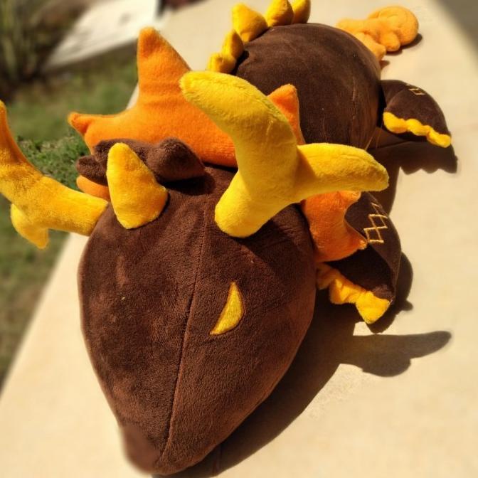 Morax Zhongli plushie doll boneka genshin impact *****Terbaru******