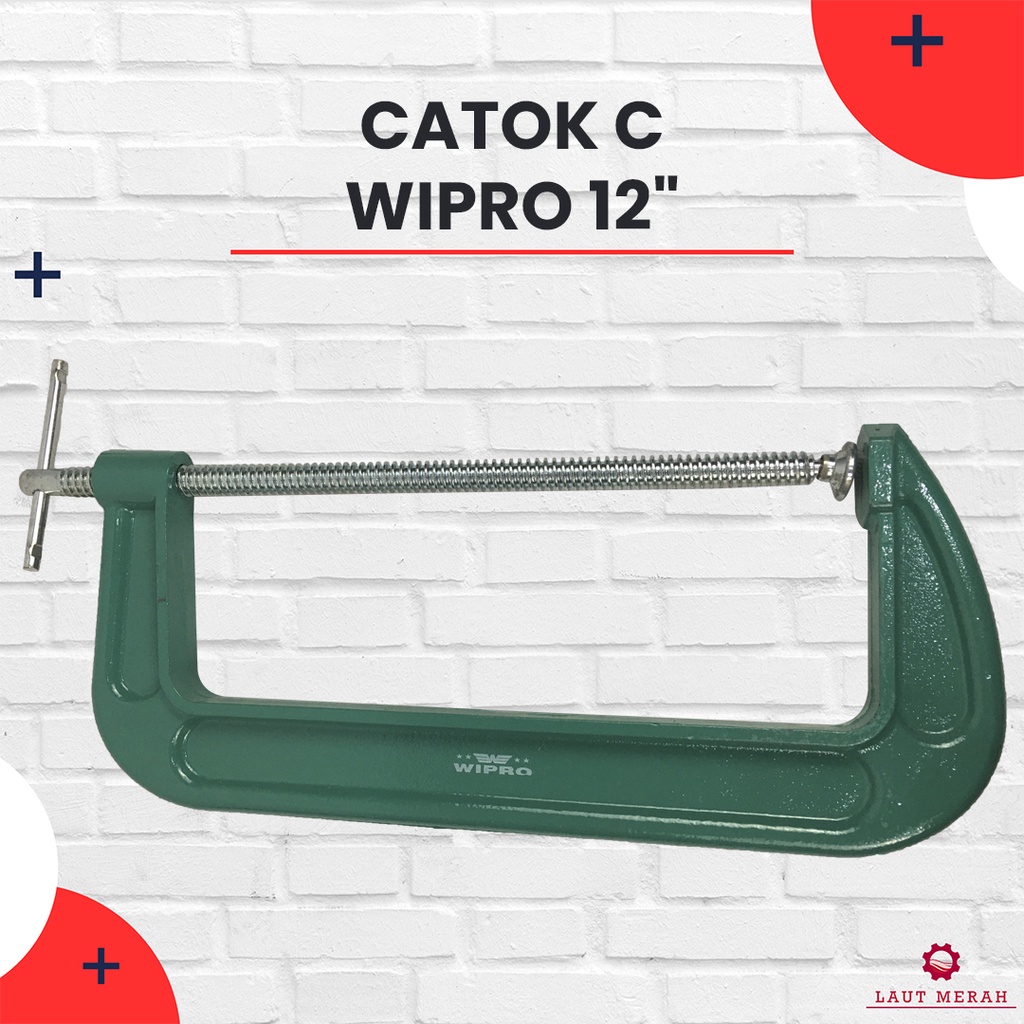 CATOK C 12" WIPRO / CLAMP C 12" WIPRO / KLEM C 12" WIPRO